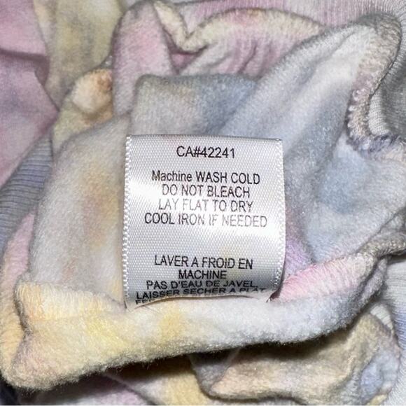 Young Fabulous & Broke Juliette Pastel Tie Dye Relaxed Pullover Size XS - Picture 8 of 12